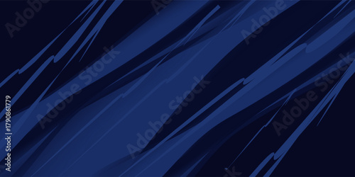 Navy blue silk satin. Silky shiny fabric. Dark luxury background with space for design. Banner. Wide. Long. Panoramic. Template. Empty. Flat lay, top view table. Beautiful.Elegant.Birthday,Christmas.