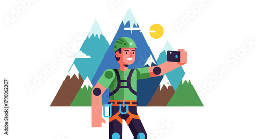 Adventurer Captures The Majestic Mountain Heights For Unforgettable Memories