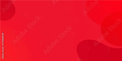 Abstract red background vector illustration with romantic hearts and decorative circle pattern for a Valentine's Day or wedding celebration card design
