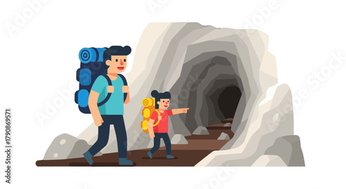 Adventurers Explore Underground Cave System, Discovering Hidden Passages and Secrets