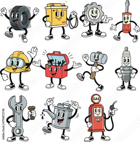  Cartoon Workshop garage