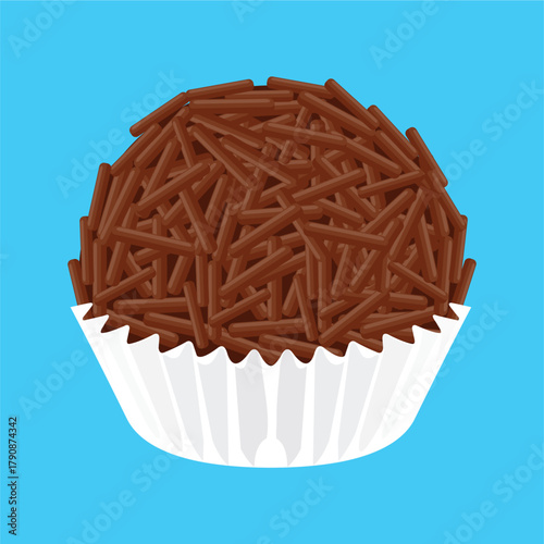 Brigadeiro - Brazilian candy of chocolate