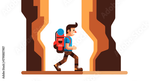 Cartoon Adventure: Exploring the Unknown, Discovering the Majestic Natural World