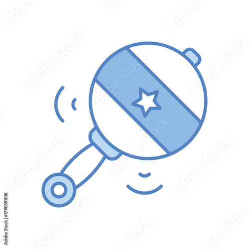 Baby Rattle vector icon