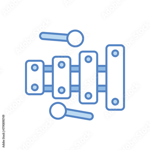Xylophone vector icon
