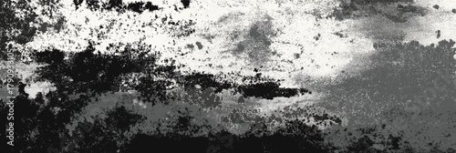 Grunge textured wall surface showing peeling paint and cracks. Vector grunge texture background or wallpaper