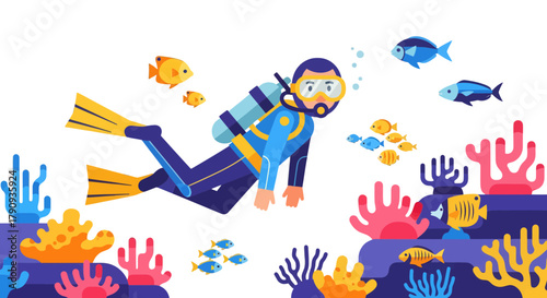 Underwater Exploration: A Diver's Journey Through the Colorful Coral Reefs