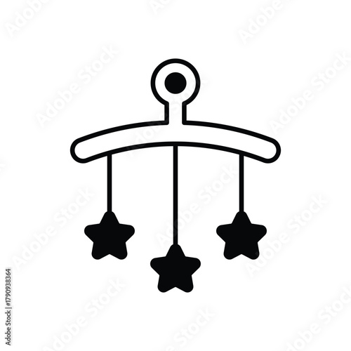 Crib Toy vector icon