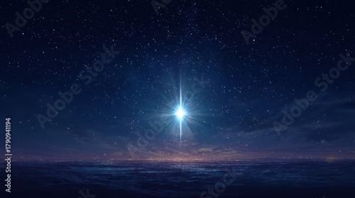 star of bethlehem the guiding star that led the magi christian symbols and icons digital illustration