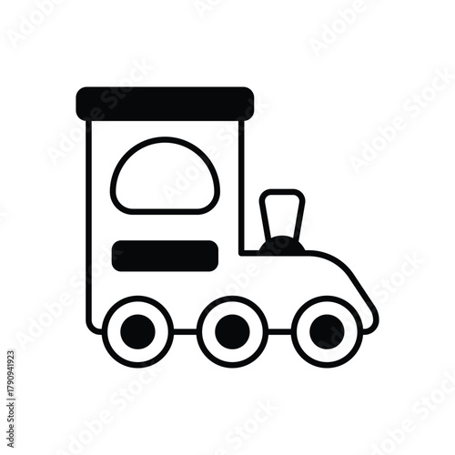 Train Engine vector icon