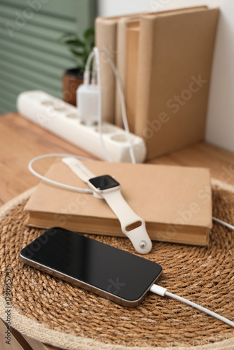 Extension cord with chargin...