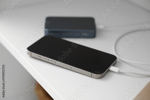 Mobile phone charging from ...