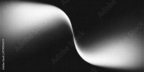 Grunge halftone gradient background. Faded grit noise texture. White and black sand wallpaper. Retro pixelated backdrop. Anime or manga style comic overlay. graphic design textured template modern