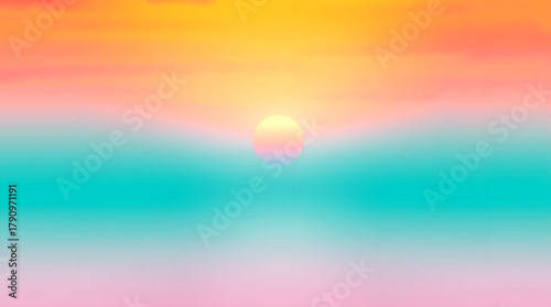 abstract colorful background with reflection