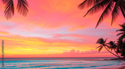 palm tree on the beach