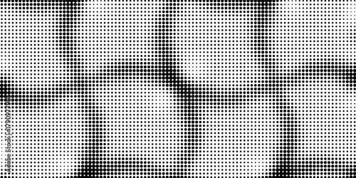 Seamless dotted repeated texture. Black and white polka dot pattern. Repeating endless dots texture. All over halftone wallpaper. vector background