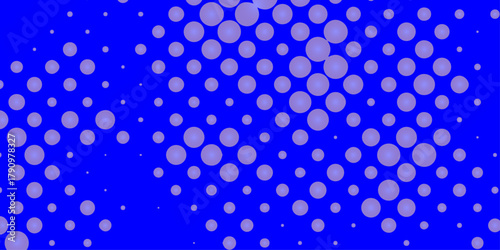 Halftone dots blue and white color pattern gradient grunge dotted texture effect background, dots pop art halftone with blue background modern art banner template future technology concept design.