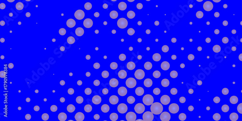 Halftone dots blue and white color pattern gradient grunge dotted texture effect background, dots pop art halftone with blue background modern art banner template future technology concept design.