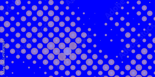 Halftone dots blue and white color pattern gradient grunge dotted texture effect background, dots pop art halftone with blue background modern art banner template future technology concept design.