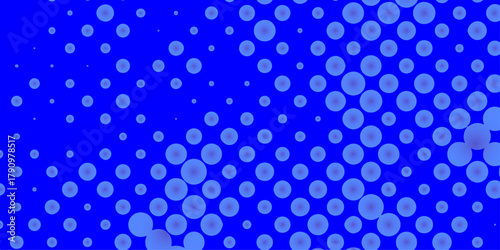 Halftone dots blue and white color pattern gradient grunge dotted texture effect background, dots pop art halftone with blue background modern art banner template future technology concept design.