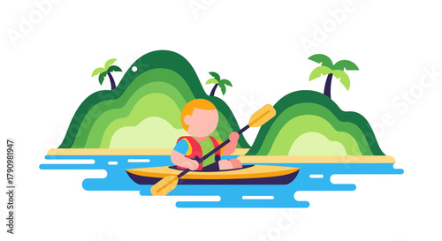 Kayak Adventure: Exploring Lush Islands and Thrilling Water Activities for Aquatic Fun