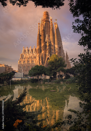 Canvas Print sagrada familia barcelona