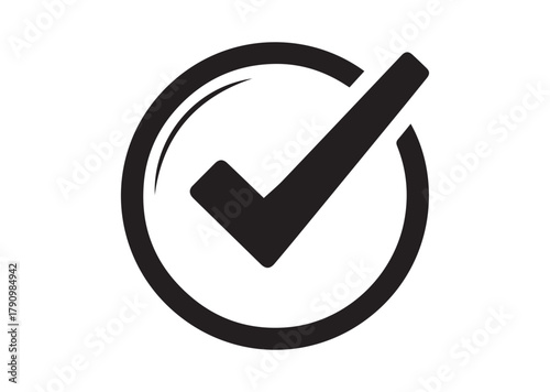 Certified glyph icon, Certified glyph silhouette vector