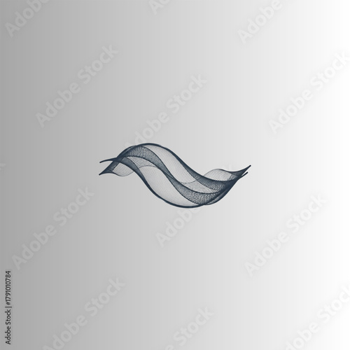 Elegant flowing lines create dynamic movement, ideal for modern designs and artistic projects needing a touch of sophisticated abstract flair and creative concepts