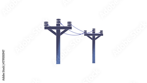 Electrici pillar vector 