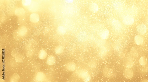 Gold bokeh glitter background generative ai