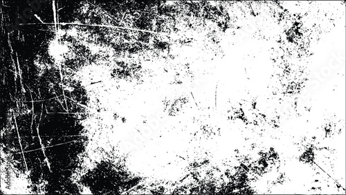 Grungy distressed texture overlay with scratched, dirty, and worn effect isolated on white background, Vector, illustration.