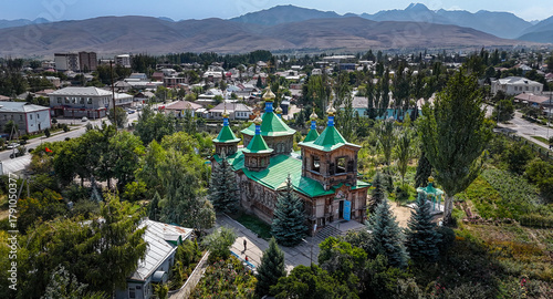 Принти на полотні Holy Trinity Cathedral in Karakol, Kyrgyzstan