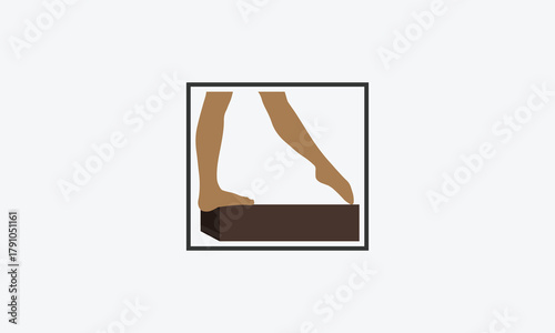 Gymnastics Balance Beam logo design