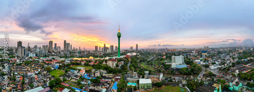 View of the Colombo city skyline