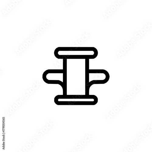 Mooring bollard icon design mooring bollard vector illustration creative mooring bollard icon