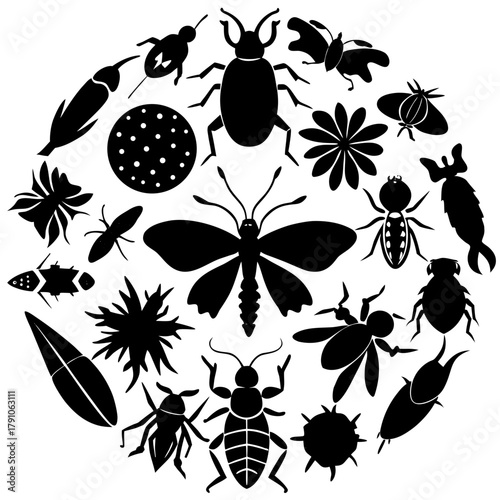 A person in a black outfit stands in a dark room