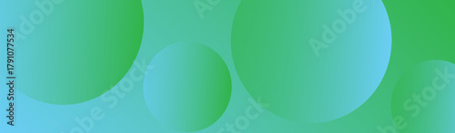 Abstract turquoise and aqua blue geometric background with translucent overlapping circles and dotted accents, perfect for web design, banners, and presentations