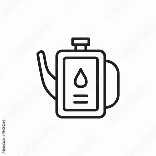 engine oil icon sign vector