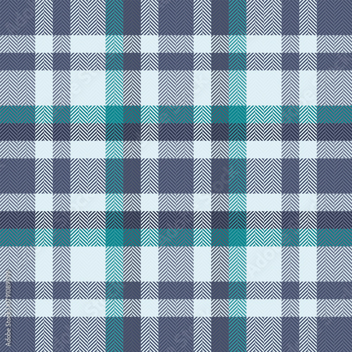 No people check tartan seamless, industrial fabric textile texture. Awesome pattern vector background plaid in pastel and light colors.