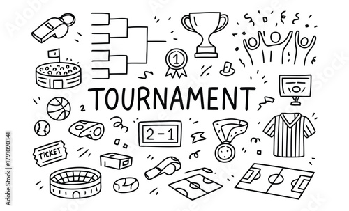 tournament, sports, competition, game, trophy, whistle, basketball, soccer, football, stadium, ticket, medal, scoreboard, referee, jersey, championship, winner, celebration, confetti, bracket, sports 