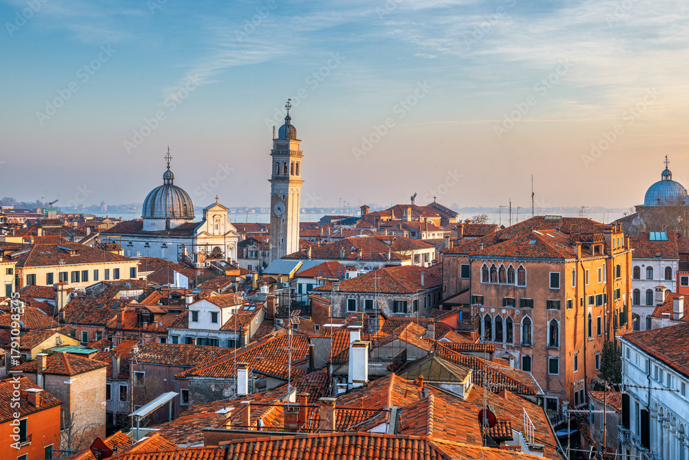 Obraz premium Venice; Italy Rooftop Skyline 1069
