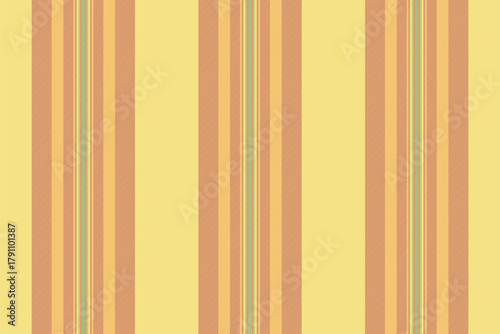Sime textile vertical lines, conceptual texture vector pattern. Ctring fabric stripe background seamless in yellow and red colors.