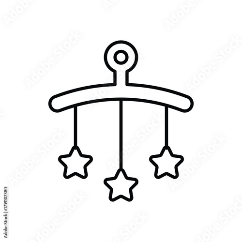 Crib Toy vector icon