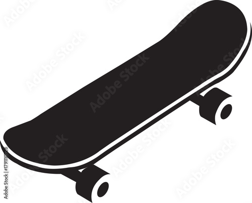 Roller skating silhouette icon