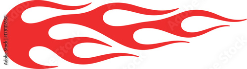 red flame graphics for customization and design