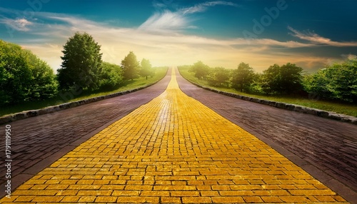 The Yellow Brick Road A Journey To The Emerald City Wizard Of Oz