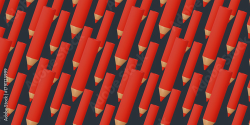 Web page design template for Art School, studio, course, class, education. Background pattern texture. 3d render.