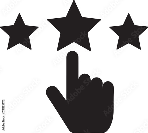 User-friendly interface for customer feedback and product evaluation, indicating quality and satisfaction through star ratings
