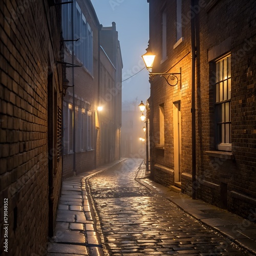 Fototapeta Naklejka Na Ścianę i Meble -  narrow street in stockholm