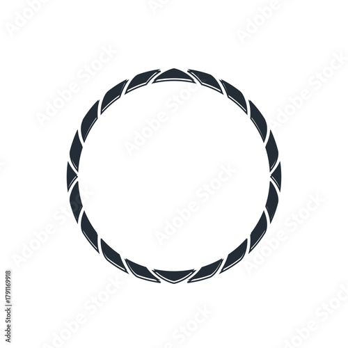 Black Bicycle wheel icon isolated on white background. Bike race. Wheel tire air. Sport equipment. Vector